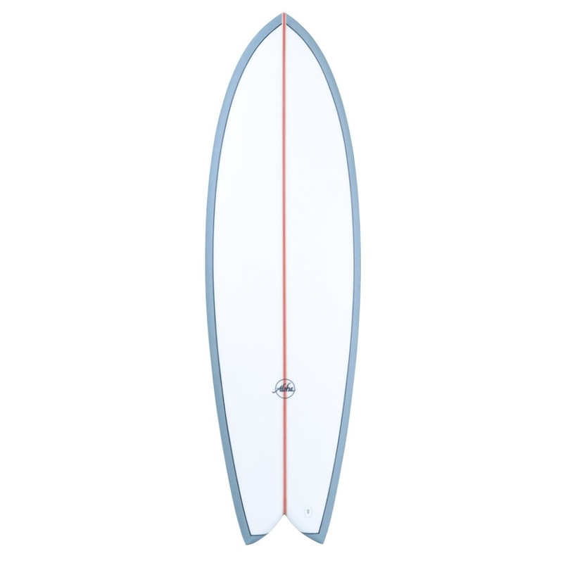 Aloha Surfboards – Keel Twin PU PVCP Blue – 5’10 – Futures