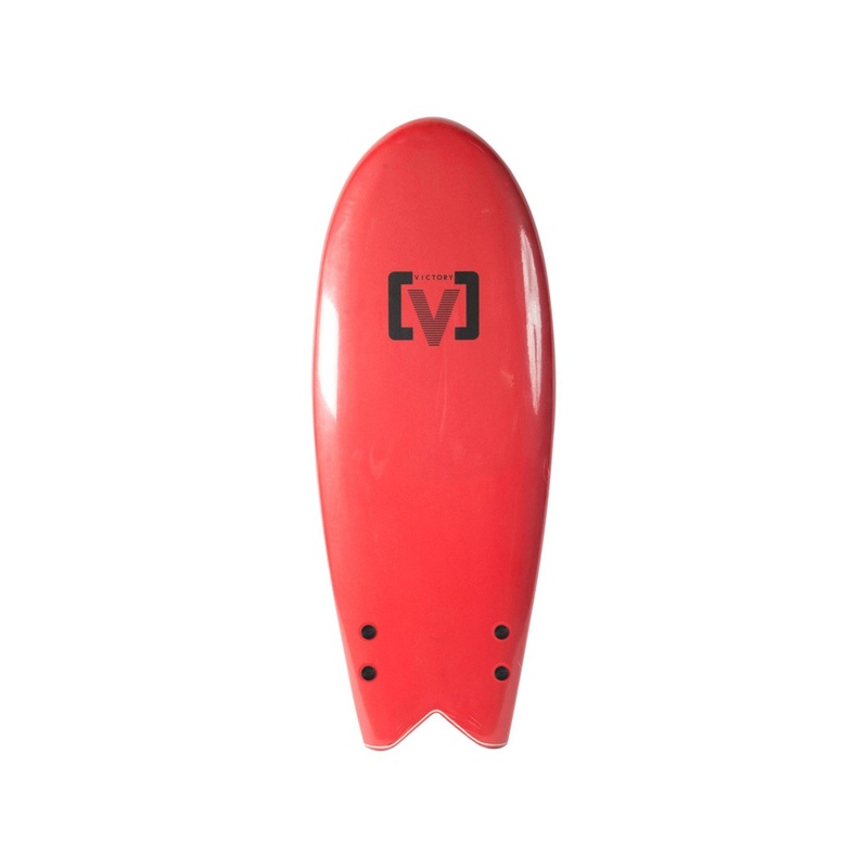 VICTORY – EPS Softboard – Planche de surf en Mousse – Torpedo 4’7 – Red