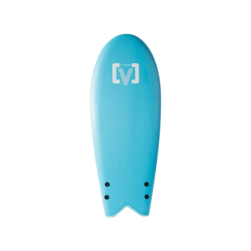 VICTORY – EPS Softboard – Planche de surf en Mousse – Torpedo 4’7 – Sky Blue