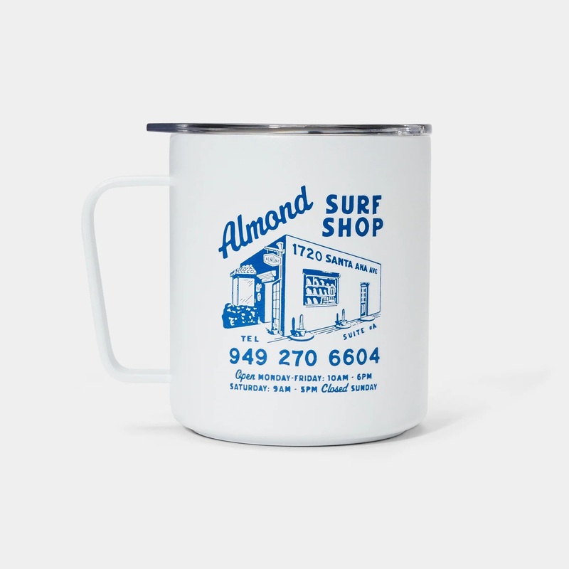 Almond Surfboards x MiiR – Insulated Service Mug – White