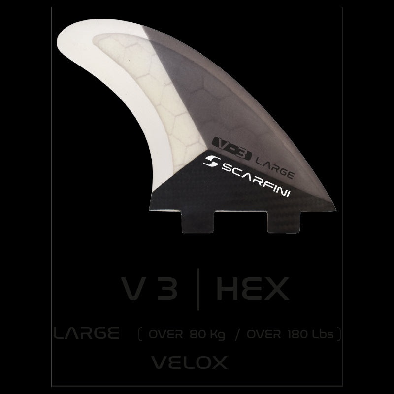 SCARFINI – VELOX CARBON Thruster – Taille L (FCS)