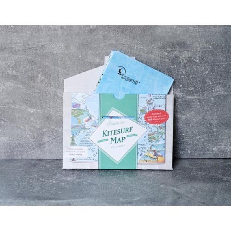 Awesome Maps –  Carte du Monde – Kitesurf