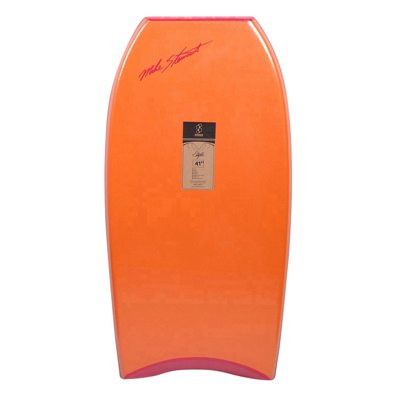Science Bodyboard – Style Loaded F4 Quad Vent PP – Orange / Dark Blue