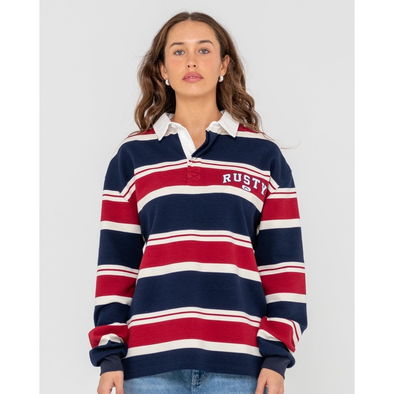 Rusty Jersey 4 Sure Striped Rugby Jersey