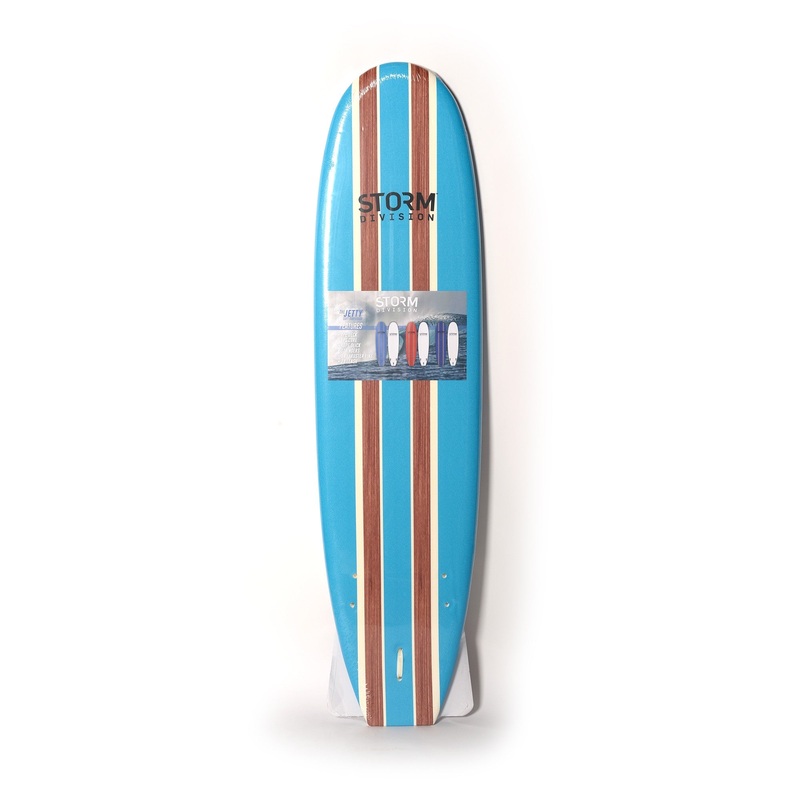 STORM DIVISION – Jetty Softboard – Planche de surf en Mousse – 8’0 – Sky Blue