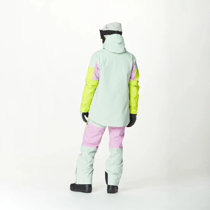 Picture Haakon Womens Jacket|Silt Green Orchid Acid|Roebuck Lime Cream Hemp|S|M|L|XL