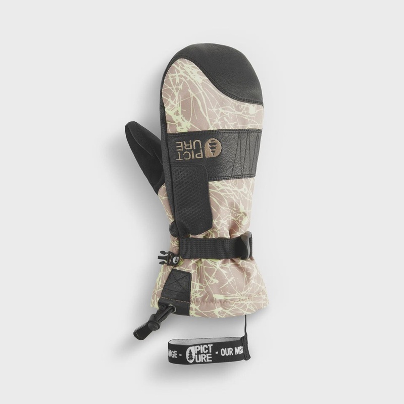 Picture Anna Womens Mitts|Silt Green|Textury Print|S|M|L