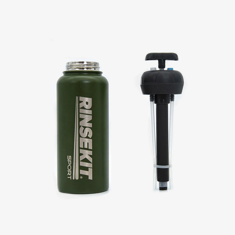 RINSEKIT – Water bottle & Spray – Green