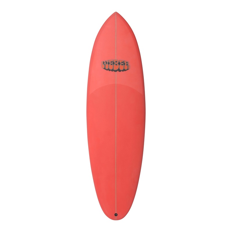 WEBER SURFBOARDS – Easy Rider 6’6 – Red