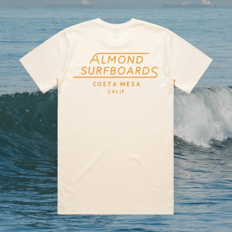 ALMOND Surfboards – Mesa Tee – Natural