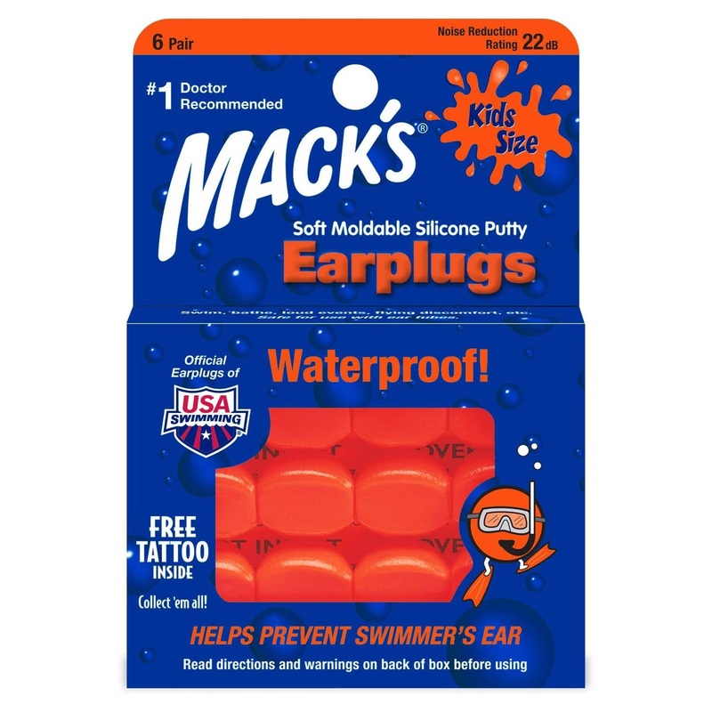 MACK’S EARPLUGS – Pillow Soft Kids – Bouchons Oreilles Enfants – 6 Paires