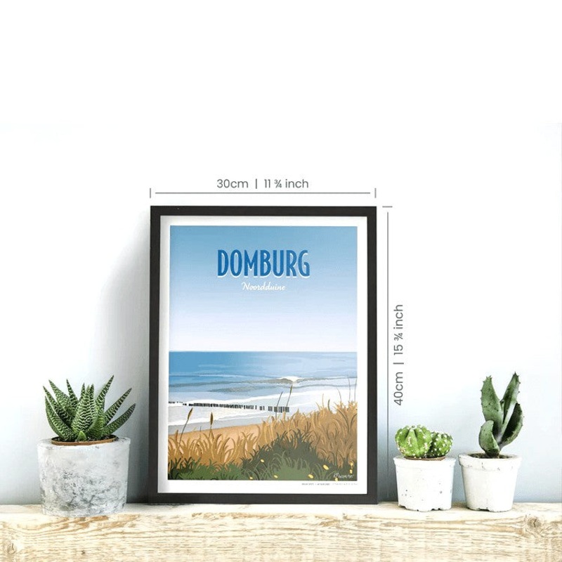 AWESOME MAPS – Poster – Domburg
