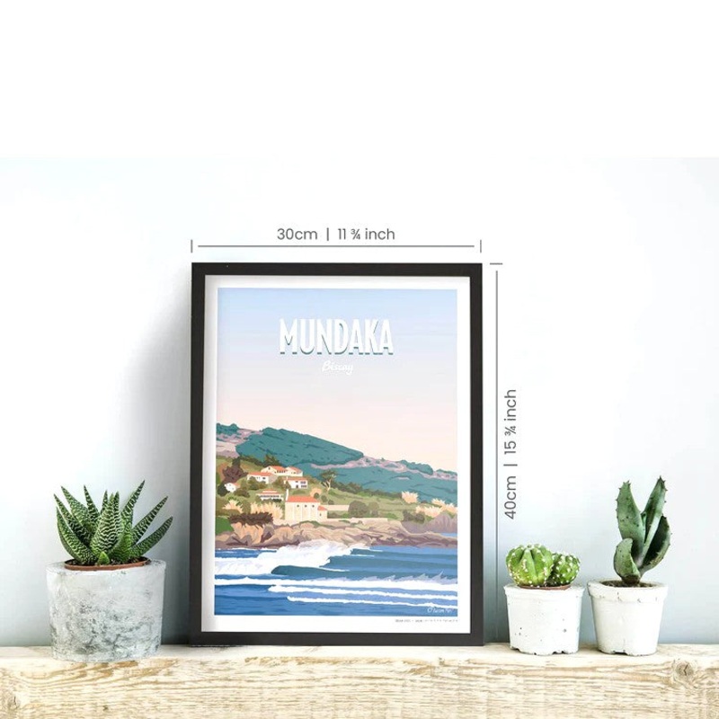 AWESOME MAPS – Poster – Mundaka