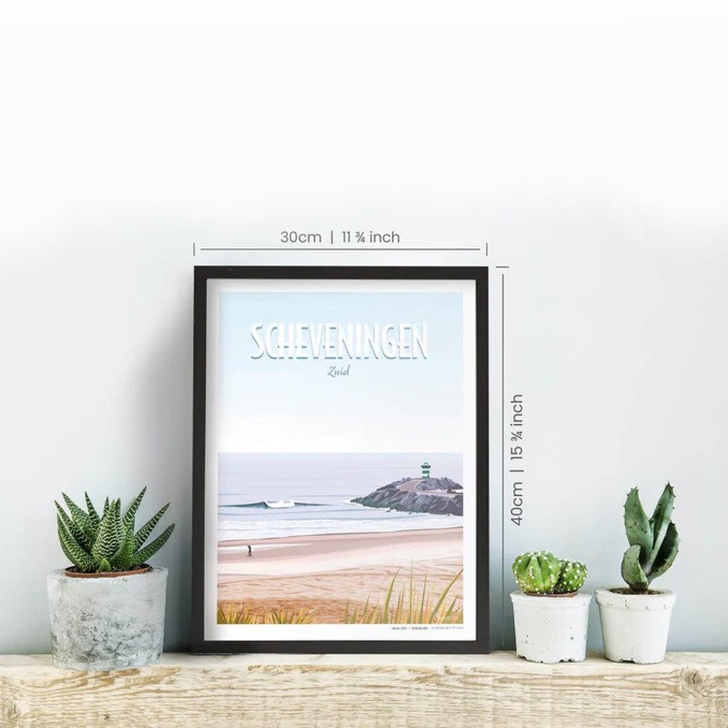 AWESOME MAPS – Poster – Scheveningen