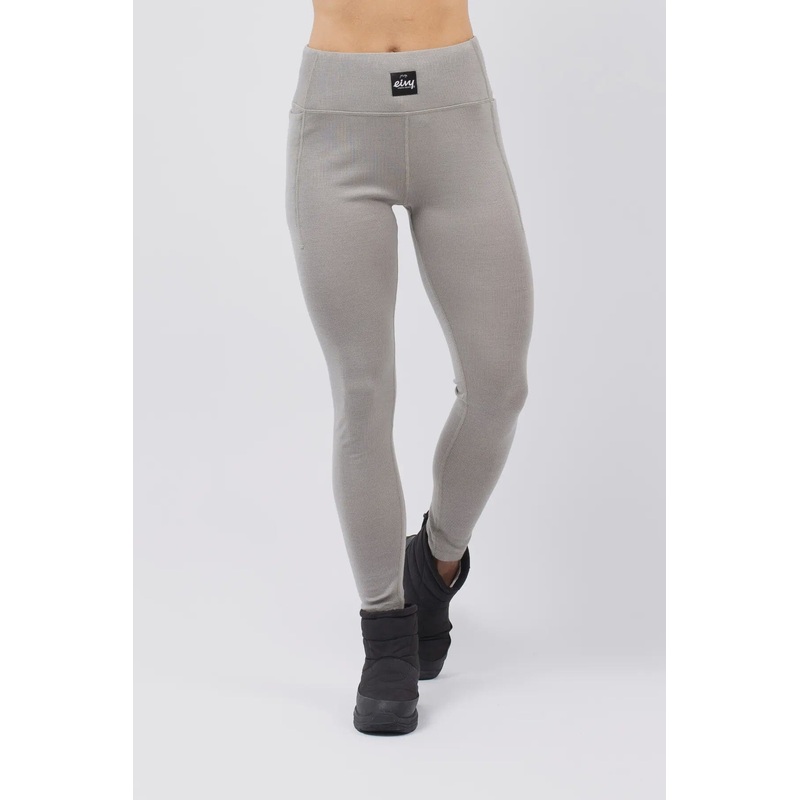 Eivy Pocket Wool Rib Tights|Faded Oak|S|M|L|XL