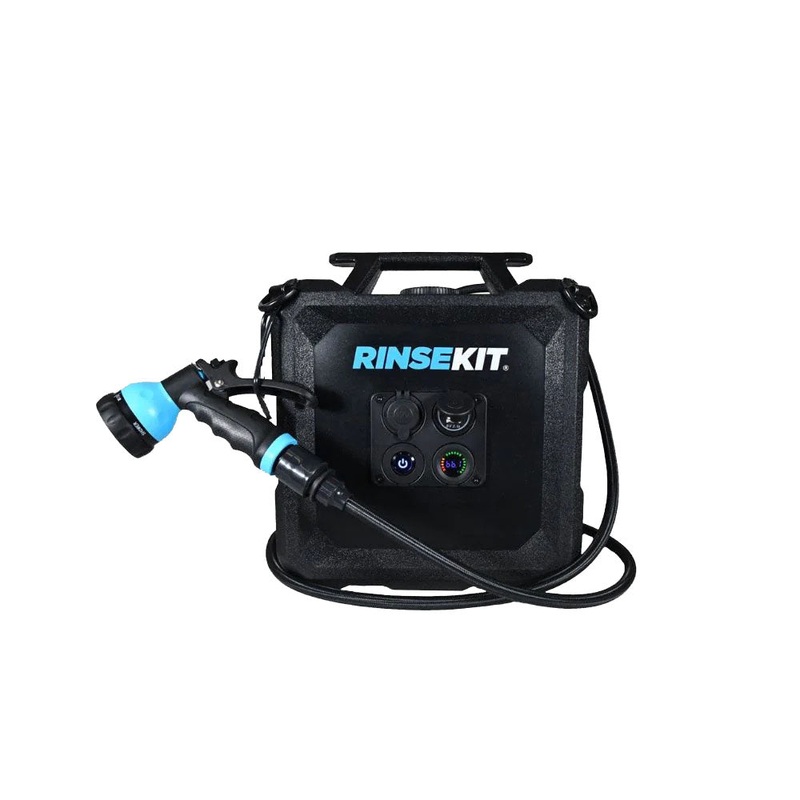 RINSEKIT CUBE – Douche portable autonome (avec Batterie) – Black