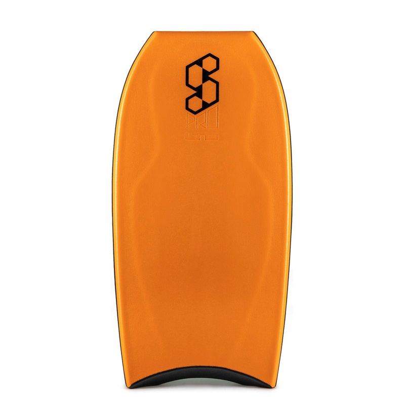 Science Bodyboard – Pro LTD F4 (PP) – Tri Quad – Tangerine / Turquoise