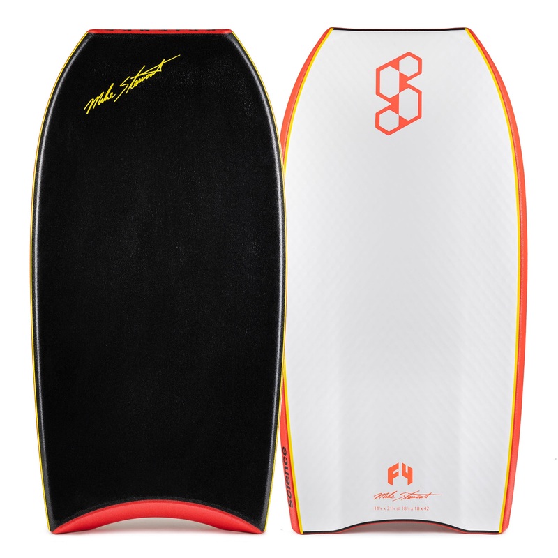 Science Bodyboard – Style Loaded F4 Quad Vent PP – Black / White