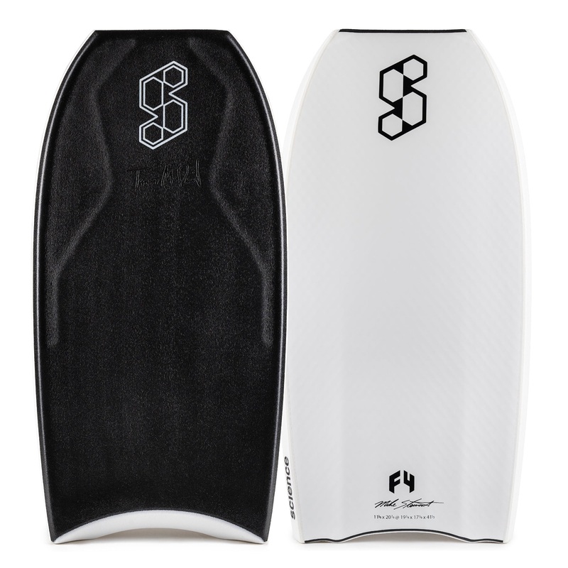 Science Bodyboard – Tanner LTD PP Tri Quad F4 – Black / White