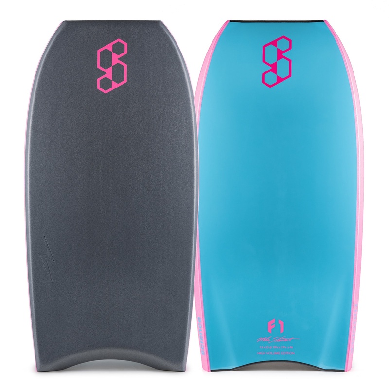 Science Bodyboard – Thunder XL 3x Stringers PP – Gun Metal Grey / Aqua