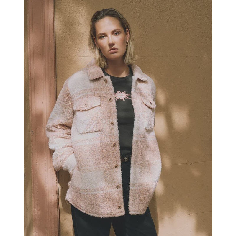 Volcom Silent Sherpa Jacket|Champagne Gold|8|10|12|14|16