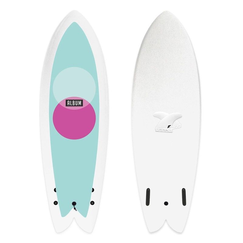 ALBUM Surfboards – Presto Fish 5’7 Soft Top – B-Stock – Seafoam