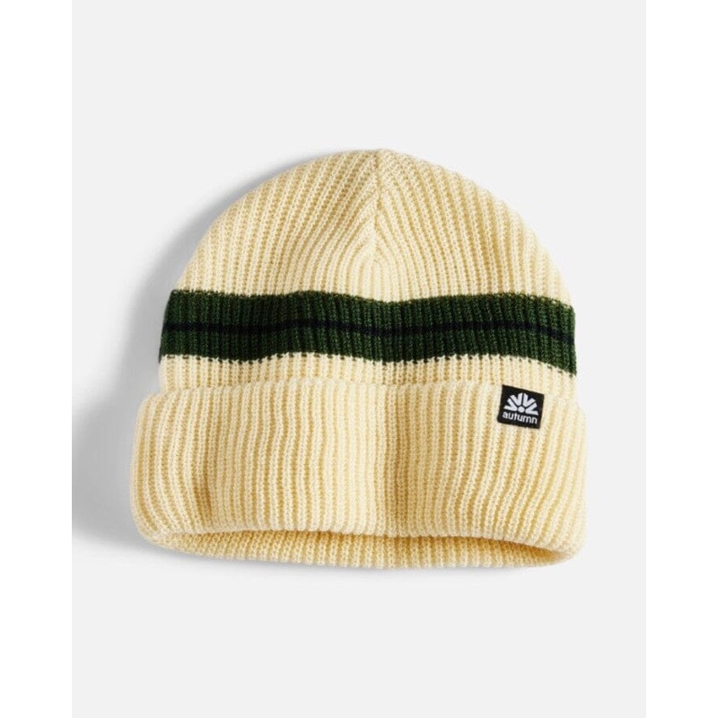 Autumn Horizon Beanie|Black|Natural|Army
