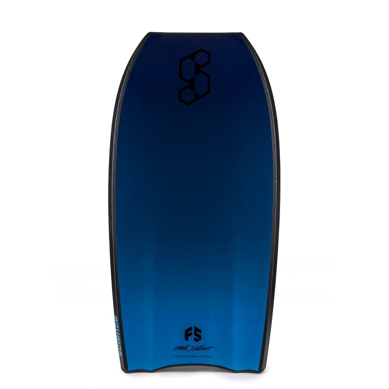 Science Bodyboard – Pro Flare Serie F5 (PP) – Tri Quad Vent – Black / Aqua