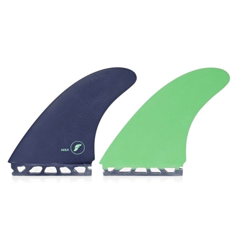 FUTURES – Akila Aipa Twin Fins – Dark Purple & Mint