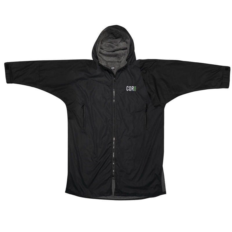 CORSURF – Parka / Poncho – Black