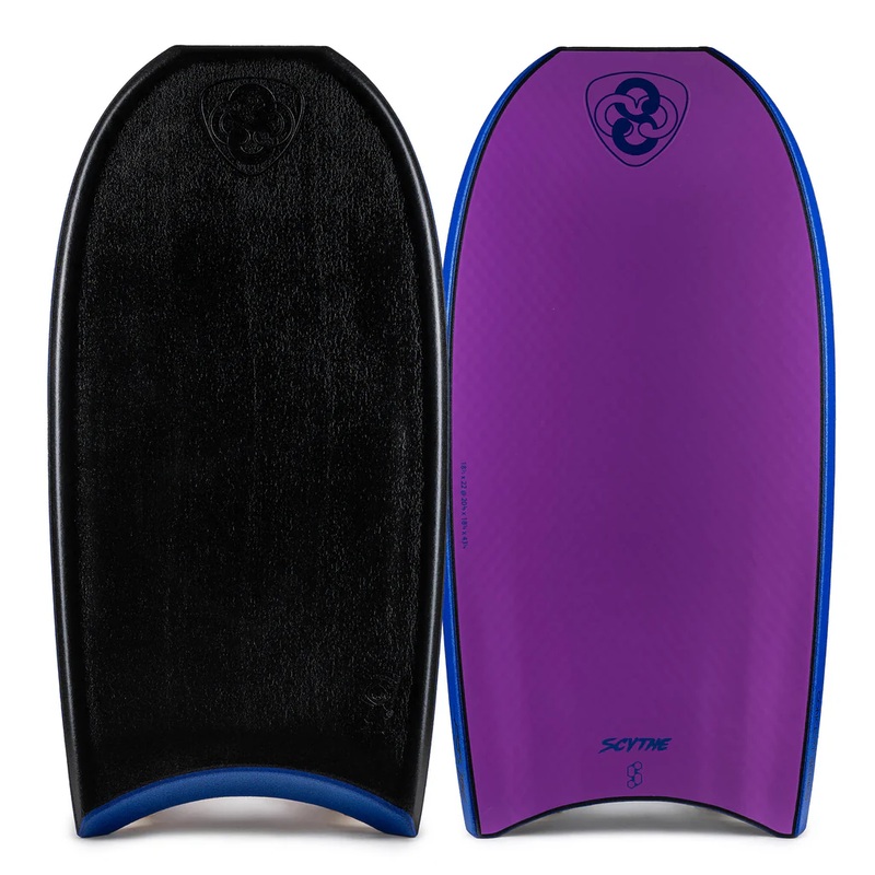 Science Bodyboard – MSCX Scythe Dropknee PP 1.9 – Black / Violet Jade