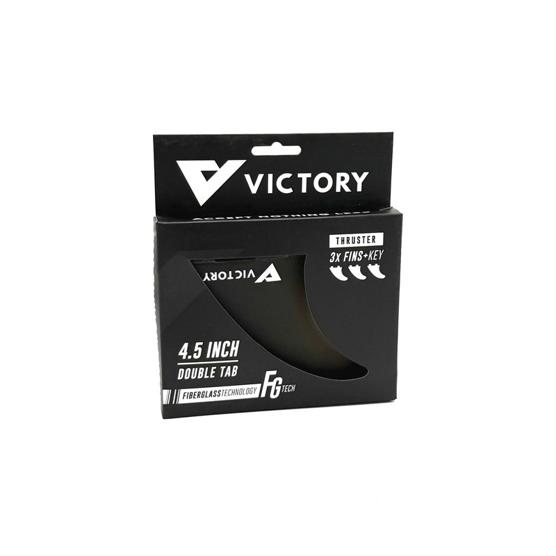 VICTORY – Thruster Fins Set Medium – Fiberglass – FCS Compatible