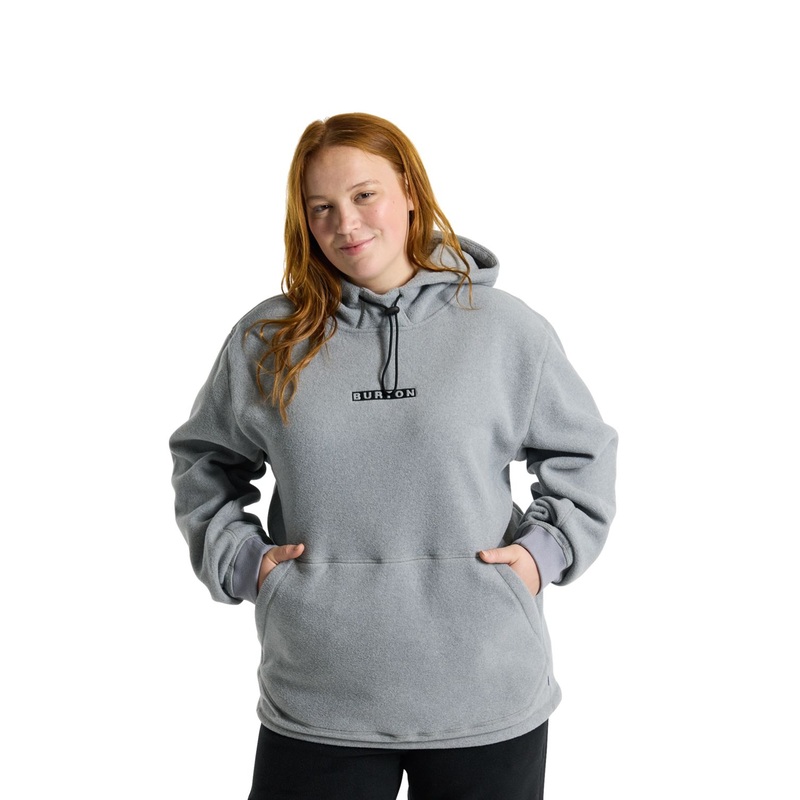 Burton Cinder Hooded Pullover|Gray Heather|Petrol Green|S|M|L|XL
