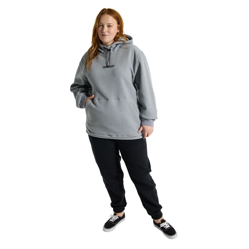 Burton Cinder Hooded Pullover|Gray Heather|Petrol Green|S|M|L|XL
