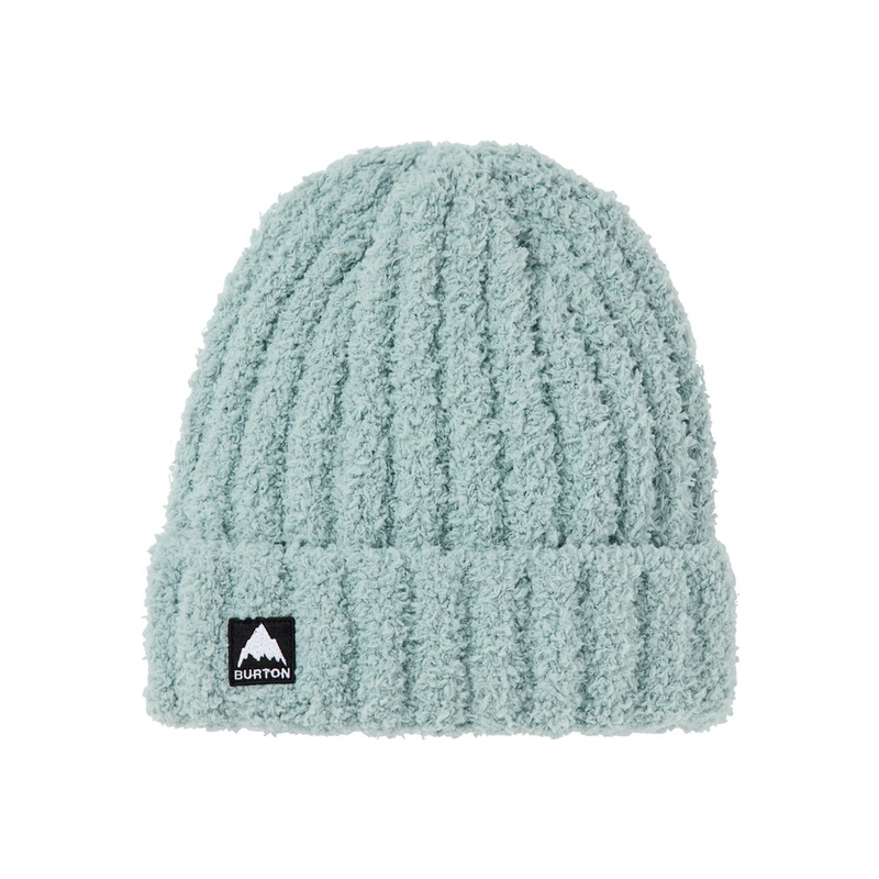 Burton Plush Beanie|True Black|Petrol Green