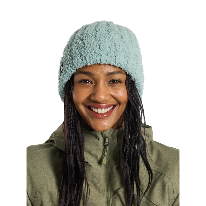 Burton Plush Beanie|True Black|Petrol Green