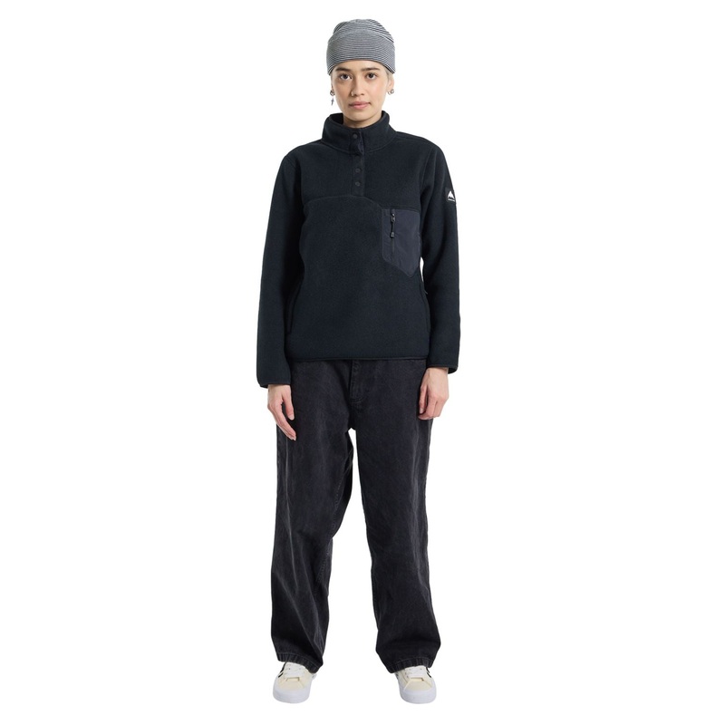 Burton Womens Cinder Pullover|True Black|S|M|L|XL