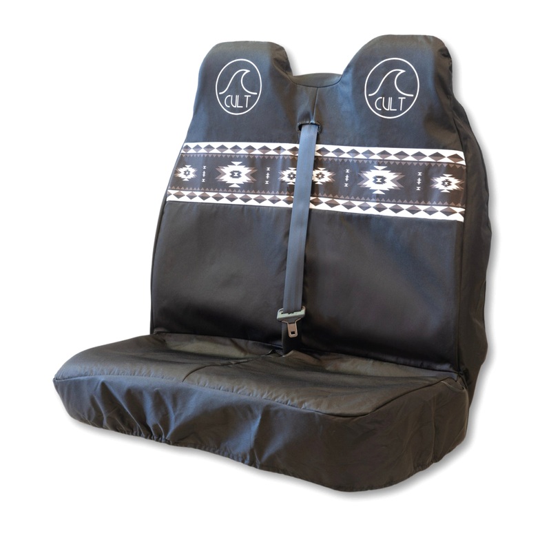 CULT – Housse protection banquette van – Double – Aztec Black