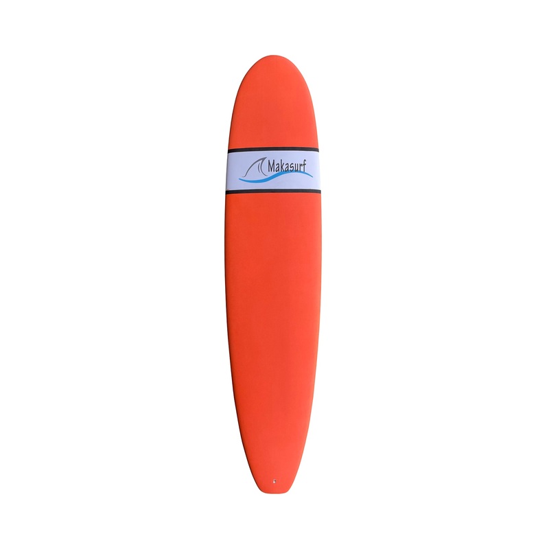 STORM MAKASURF – Planche de surf Soft Top – 8’0 – Thruster – Orange