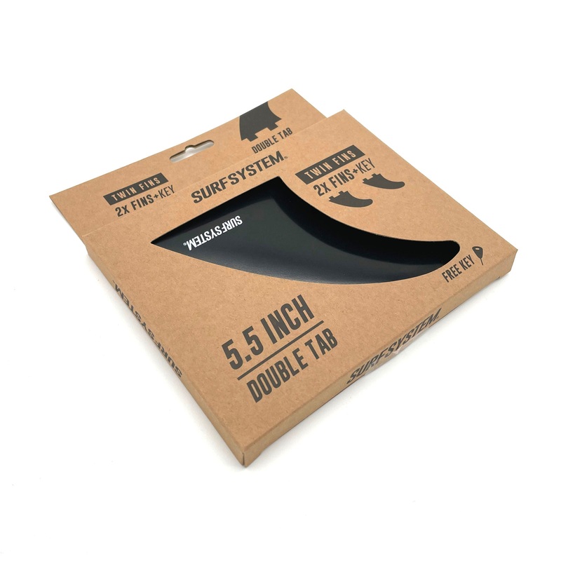 SURF SYSTEM – Set de 2 drives avec cl – Twin – FCS Compatible – Black