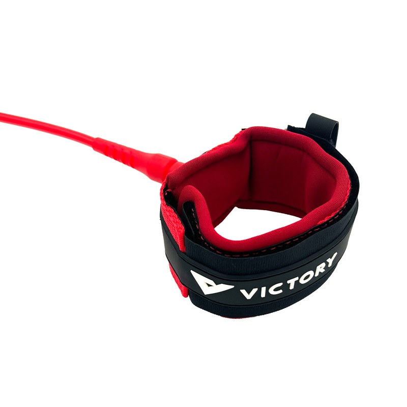 VICTORY – Surf Leash PRO 6′ – Matte Red