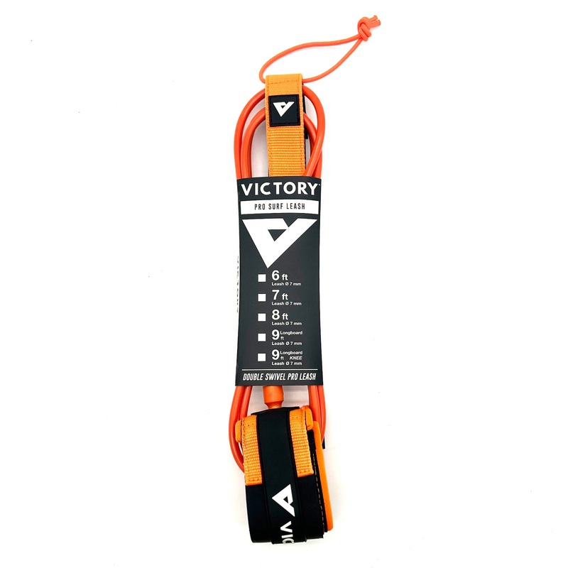 VICTORY – Surf Leash PRO 7′ – Matte Orange