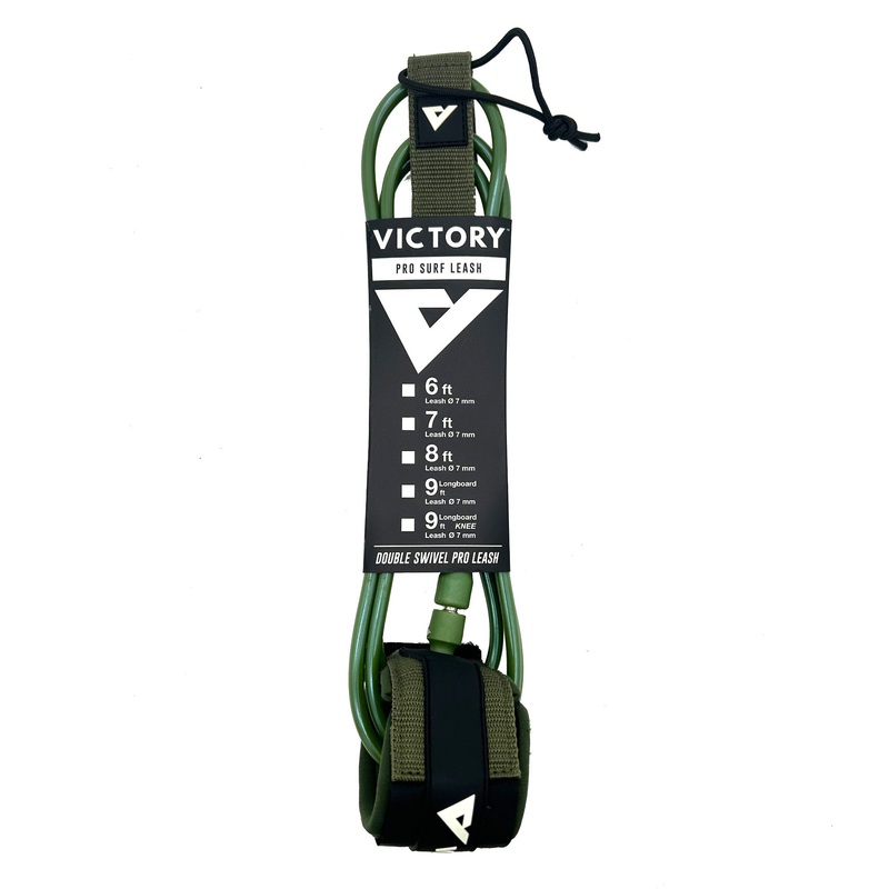 VICTORY – Surf Leash PRO 9′ – Matte Khaki