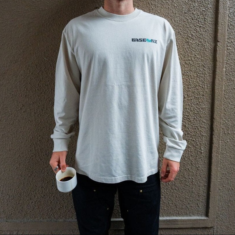 BaseNZ Mens All Winter Long Heavy Faded Long Sleeve Tee