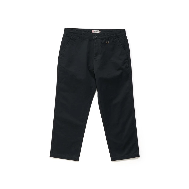 S Double Chino Pants Twill|Black|26|28|30|32|34|36