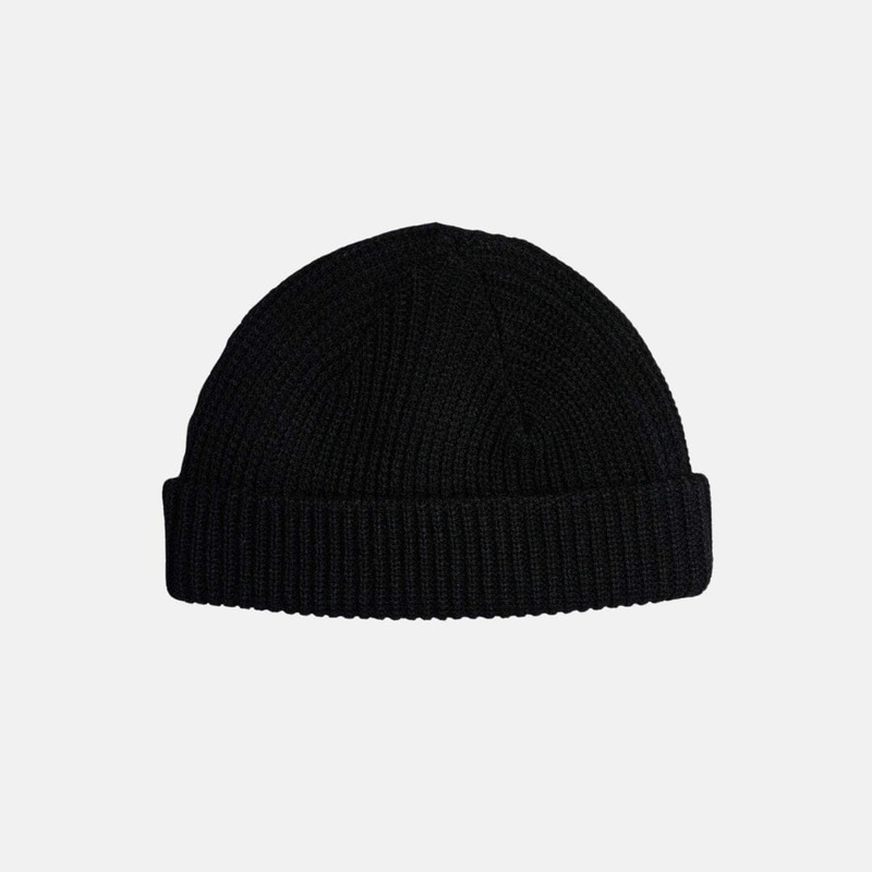 S Double Red Cube Low Beanie|Black|Rust|Washed Navy