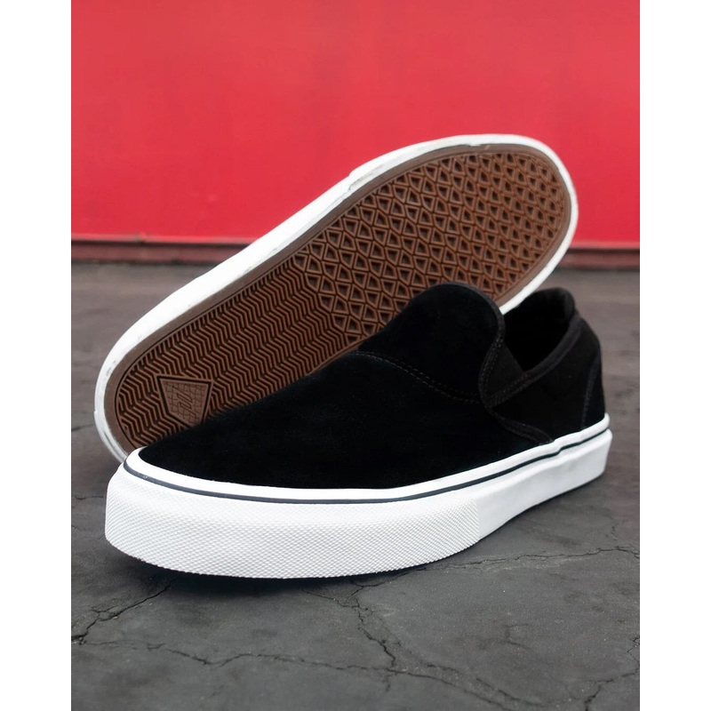Emerica Wino G6 Slip-on Youth|Black/White/Gold|Black|1|2|4