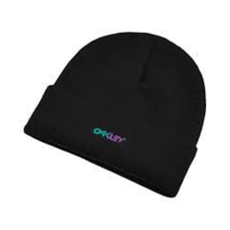 Oakley Gradient Patch Beanie|Blackout|Hummus|Toadstool
