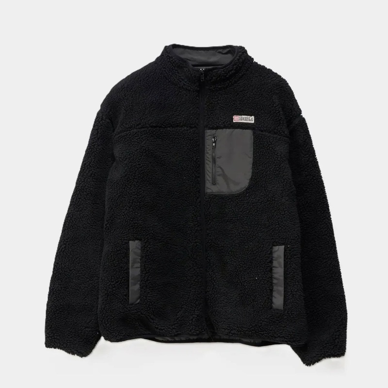 S Double High-Pile Jacket|Black|M|L|XL