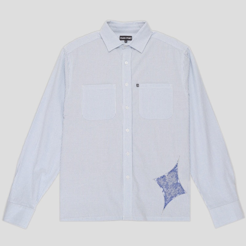 Passport Glint Workers Shirt|Blue|M|L|XL